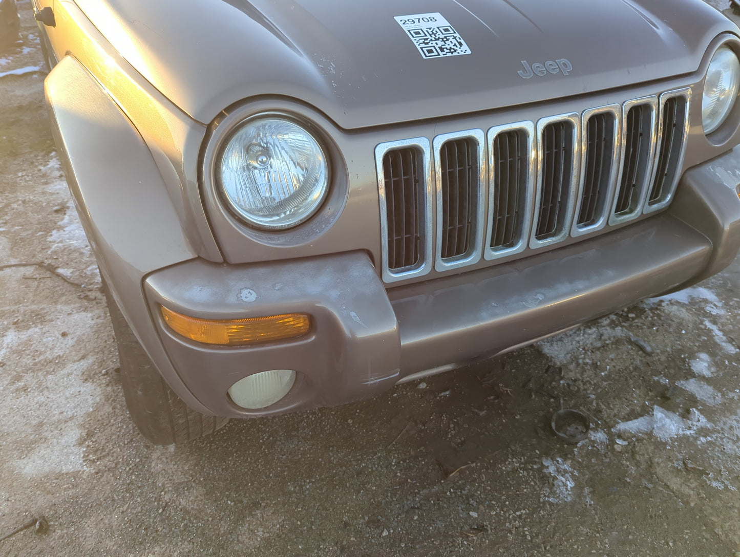 2002-2004 Jeep Liberty Front Bumper - Oem 1306023 - Oemusedautoparts1.com