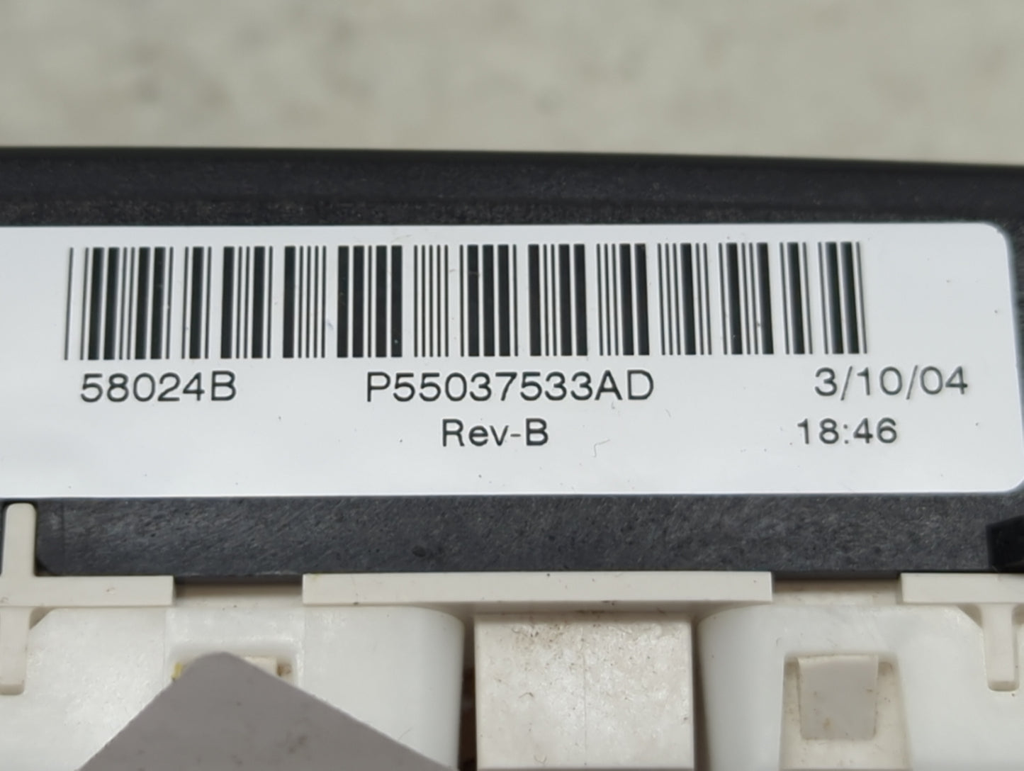 2002-2003 Jeep Liberty Climate Control Module Temperature AC/Heater Replacement P/N:55037533AD Fits Fits 2002 2003 OEM Used 