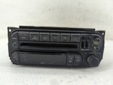 2002 Jeep Liberty Radio AM FM Cd Player Receiver Replacement P/N:P56038589AM 04832163AD, CDM-M3 3.2 Fits OEM Used Auto Parts