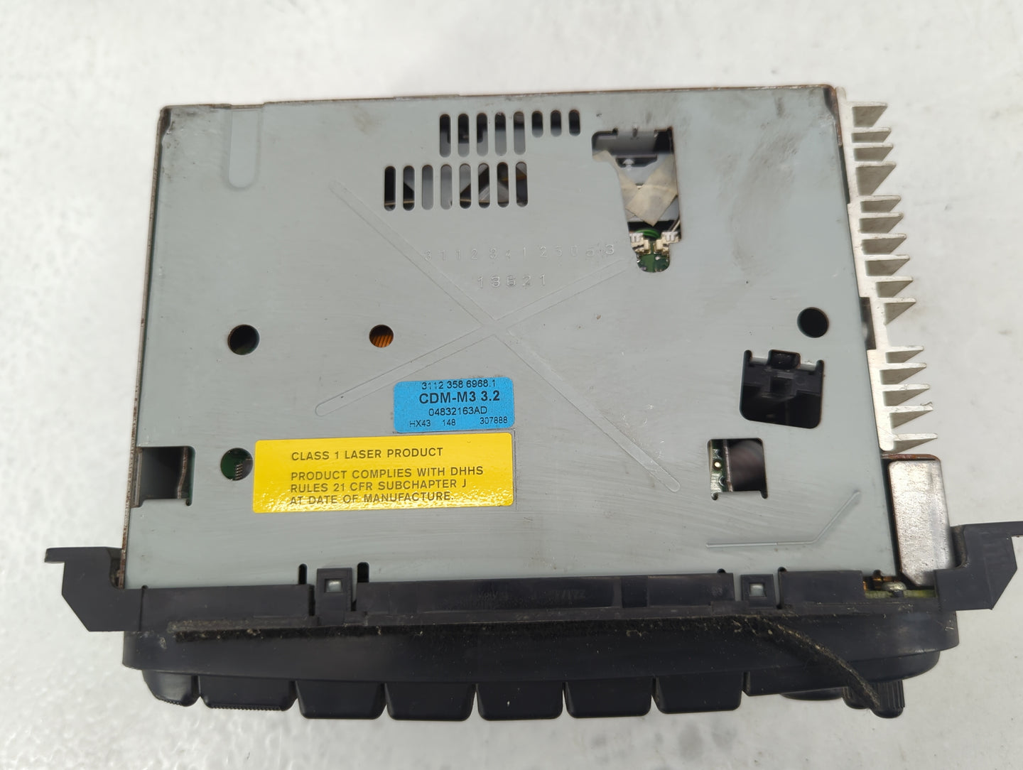 2002 Jeep Liberty Radio AM FM Cd Player Receiver Replacement P/N:P56038589AM 04832163AD, CDM-M3 3.2 Fits OEM Used Auto Parts