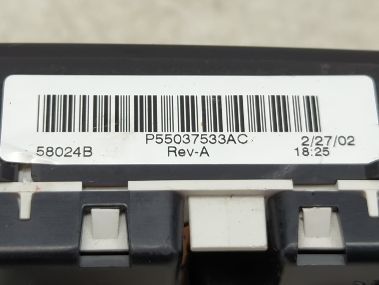 2002-2003 Jeep Liberty Climate Control Module Temperature AC/Heater Replacement P/N:P55037533AC Fits Fits 2002 2003 OEM Used