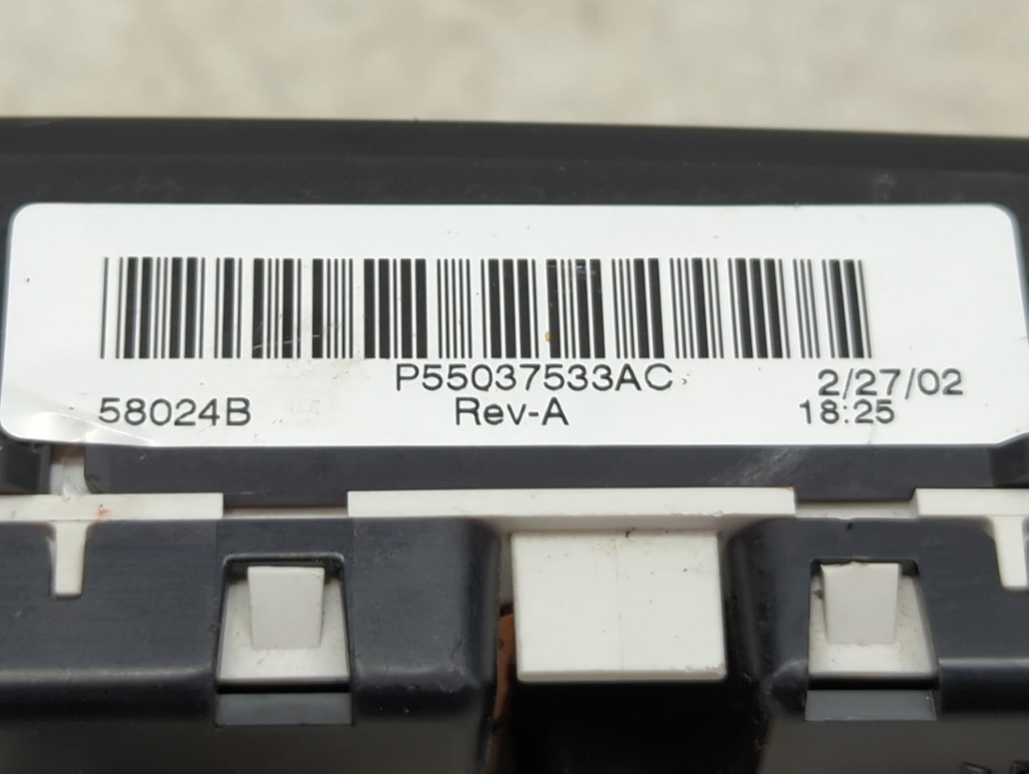 2002-2003 Jeep Liberty Climate Control Module Temperature AC/Heater Replacement P/N:P55037533AC Fits Fits 2002 2003 OEM Used