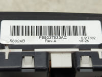 2002-2003 Jeep Liberty Climate Control Module Temperature AC/Heater Replacement P/N:P55037533AC Fits Fits 2002 2003 OEM Used