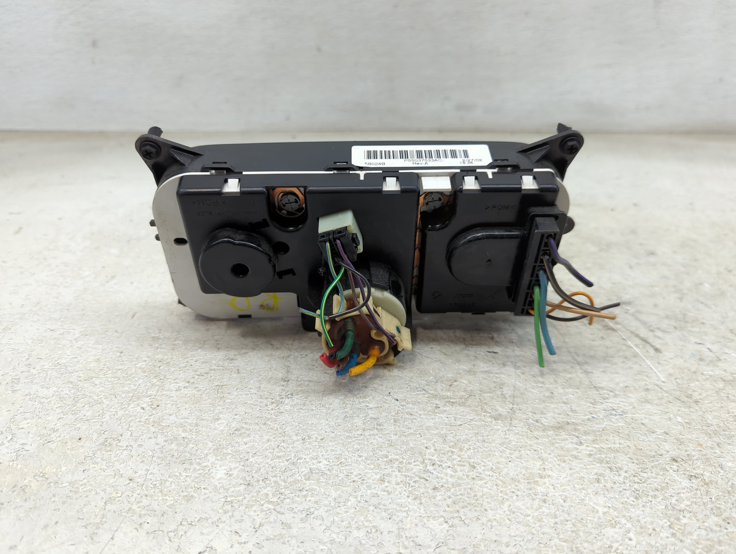 2002-2003 Jeep Liberty Climate Control Module Temperature AC/Heater Replacement P/N:P55037533AC Fits Fits 2002 2003 OEM Used