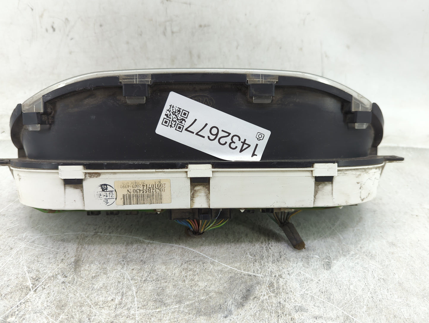 2002 Kia Rio Instrument Cluster Speedometer Gauges P/N:0K32B55430N 7880-5600, 7881-5101B Fits OEM Used Auto Parts - Oemuseda