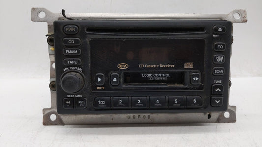 2002-2002 Kia Sedona Am Fm Cd Player Radio Receiver - Oemusedautoparts1.com