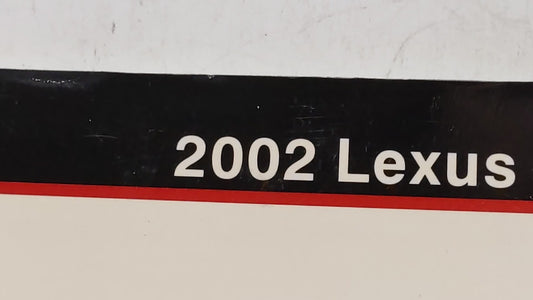 2002 Lexus Es300 Owners Manual Book Guide OEM Used Auto Parts