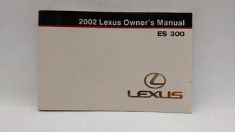 compare product 2002 Lexus Es300 Owners Manual Book Guide P/N:01999-33555 OEM Used Auto Parts