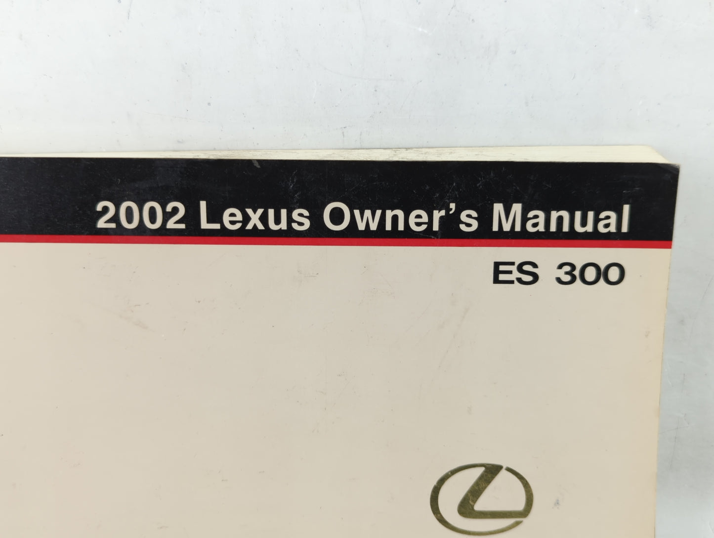 2002 Lexus Es300 Owners Manual Book Guide OEM Used Auto Parts - Oemusedautoparts1.com