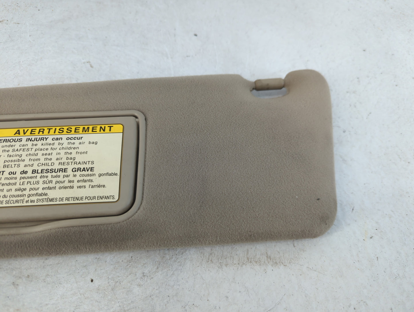 2002-2003 Lexus Es300 Sun Visor Shade Replacement Passenger Right Mirror Fits Fits 2002 2003 OEM Used Auto Parts - Oemusedau