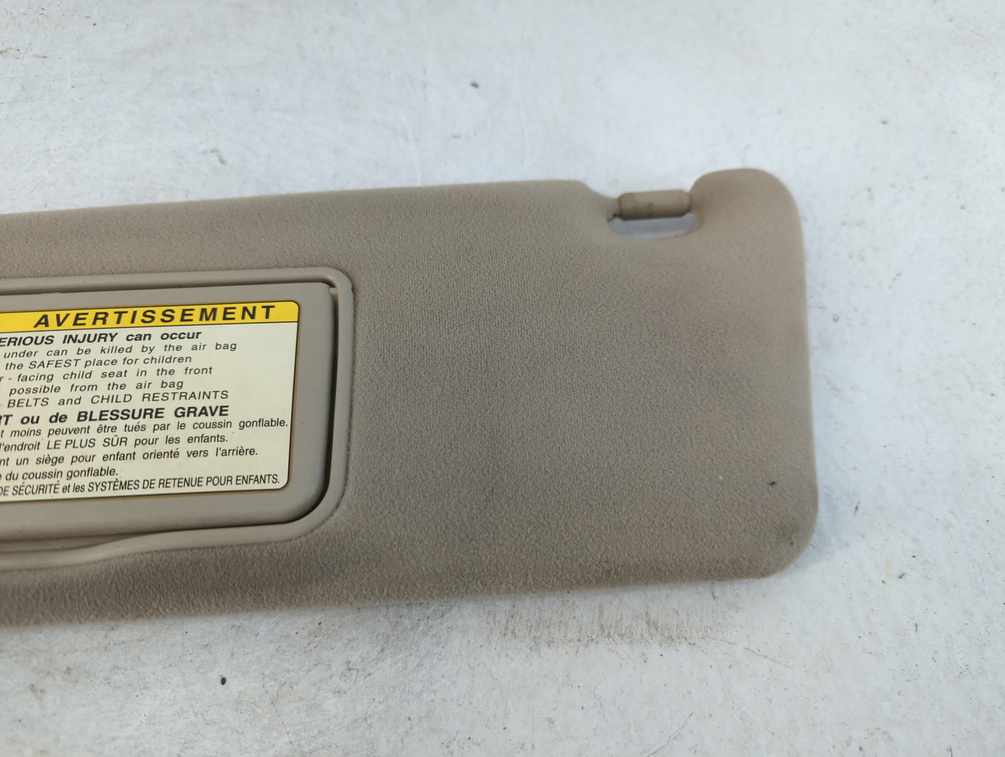 2002-2003 Lexus Es300 Sun Visor Shade Replacement Passenger Right Mirror Fits Fits 2002 2003 OEM Used Auto Parts - Oemusedau