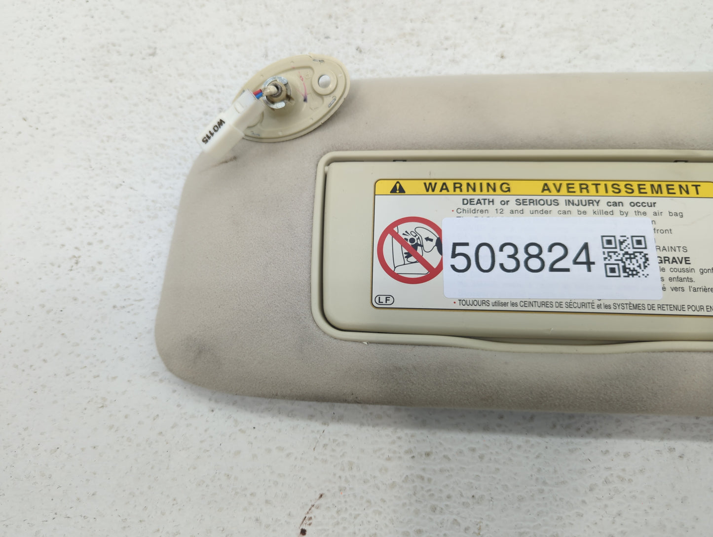 2001-2006 Lexus Ls430 Sun Visor Shade Replacement Passenger Right Mirror Fits Fits 2001 2002 2003 2004 2005 2006 OEM Used Au