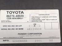 1999-2003 Lexus Rx300 Radio Cd Changer 86270-48020|cdx-m9086zt - Oemusedautoparts1.com