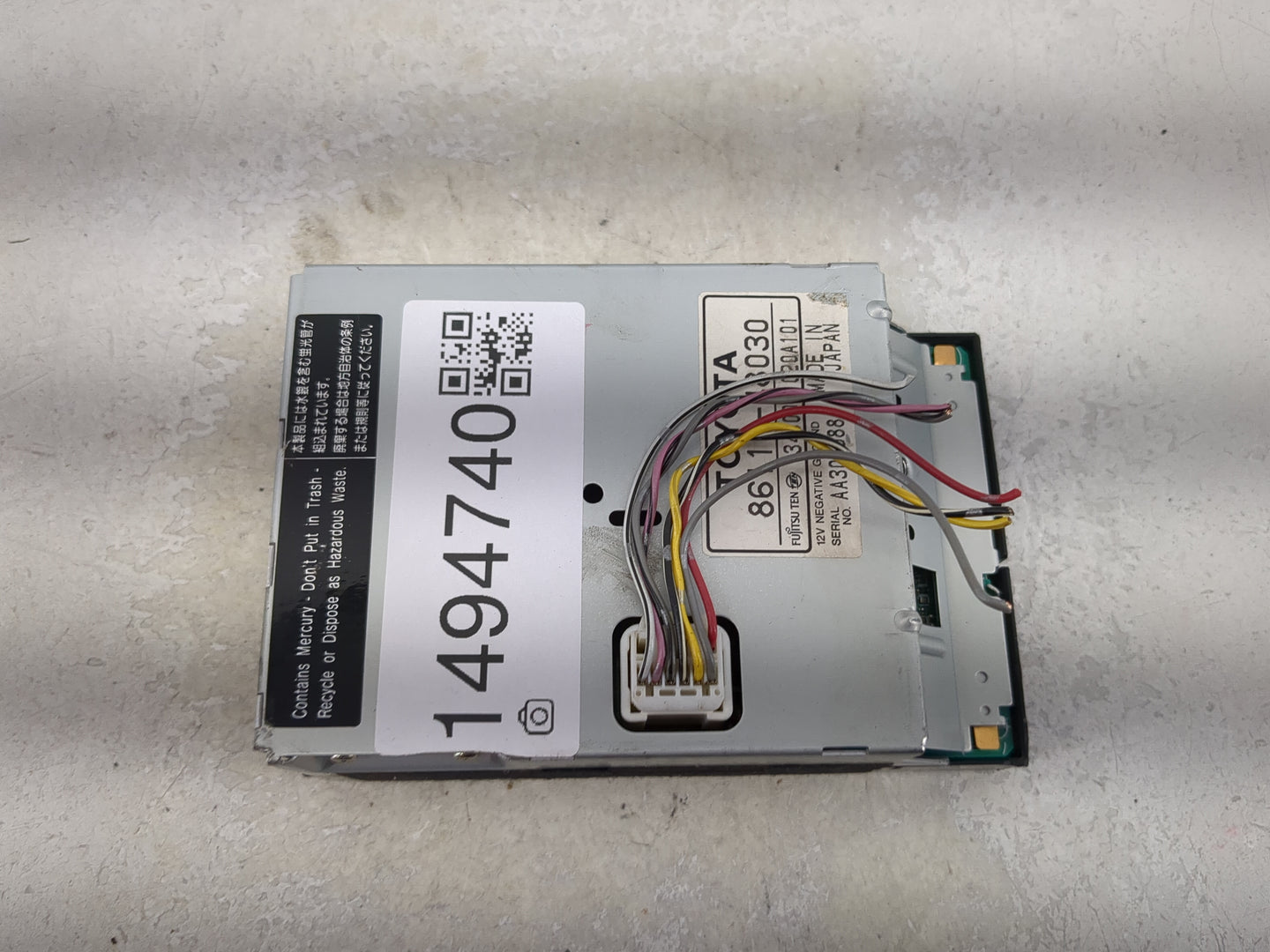 1999-2003 Lexus Rx300 Information Display Screen 1494740 - Oemusedautoparts1.com