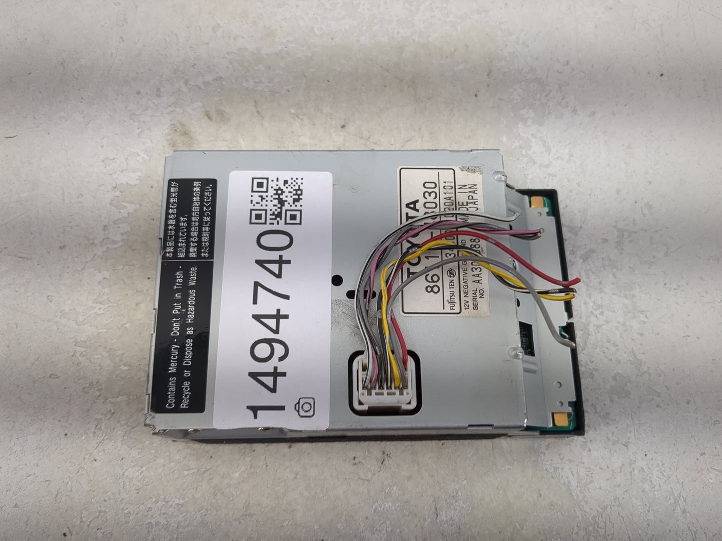 1999-2003 Lexus Rx300 Information Display Screen 1494740 - Oemusedautoparts1.com