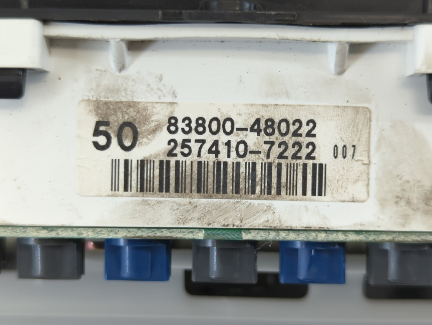 2002 Lexus Rx300 Instrument Cluster Speedometer Gauges P/N:83800-48022 Fits OEM Used Auto Parts - Oemusedautoparts1.com