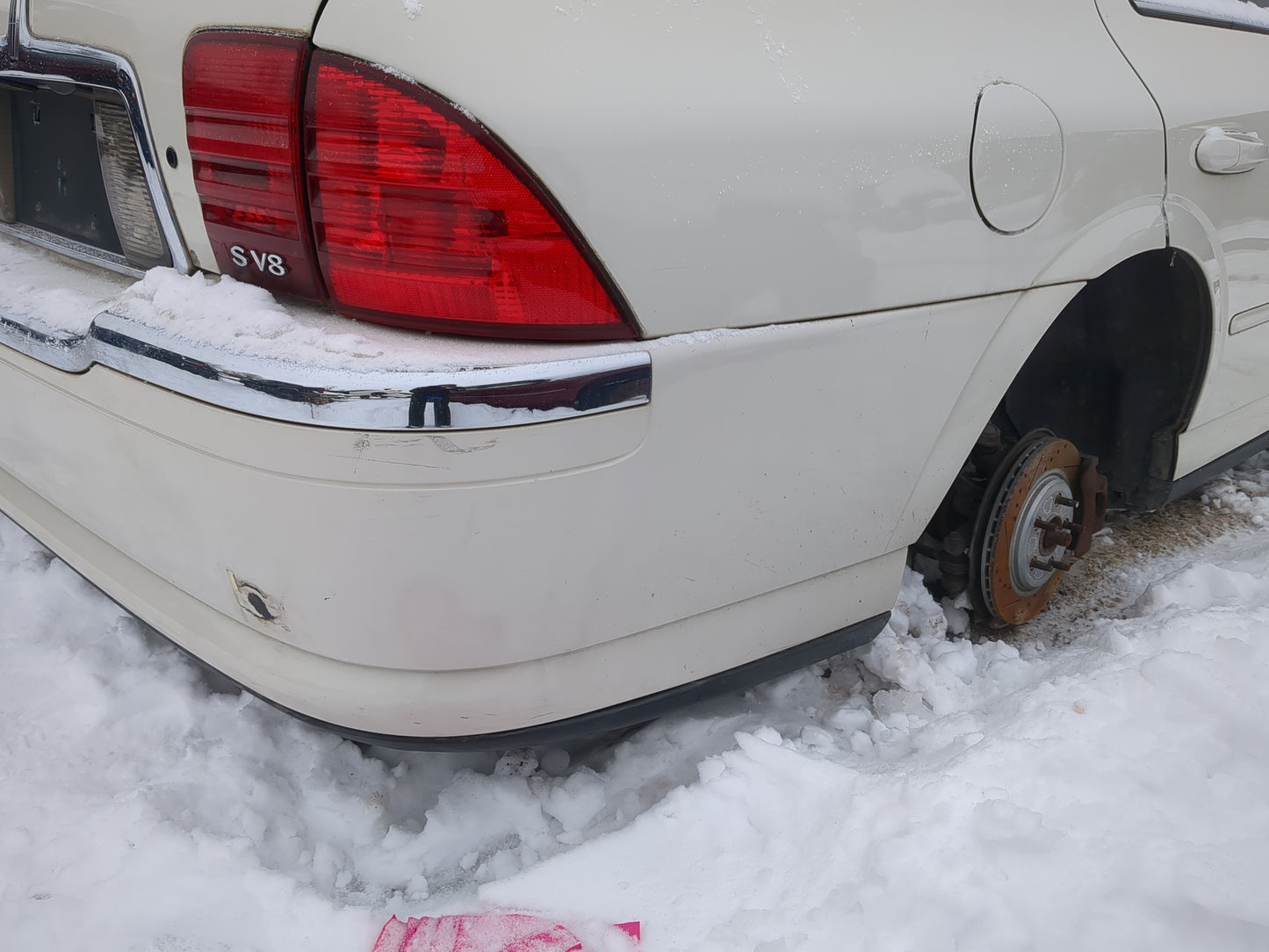 2002 Lincoln Ls Rear Bumper Assembly Oem - Oemusedautoparts1.com