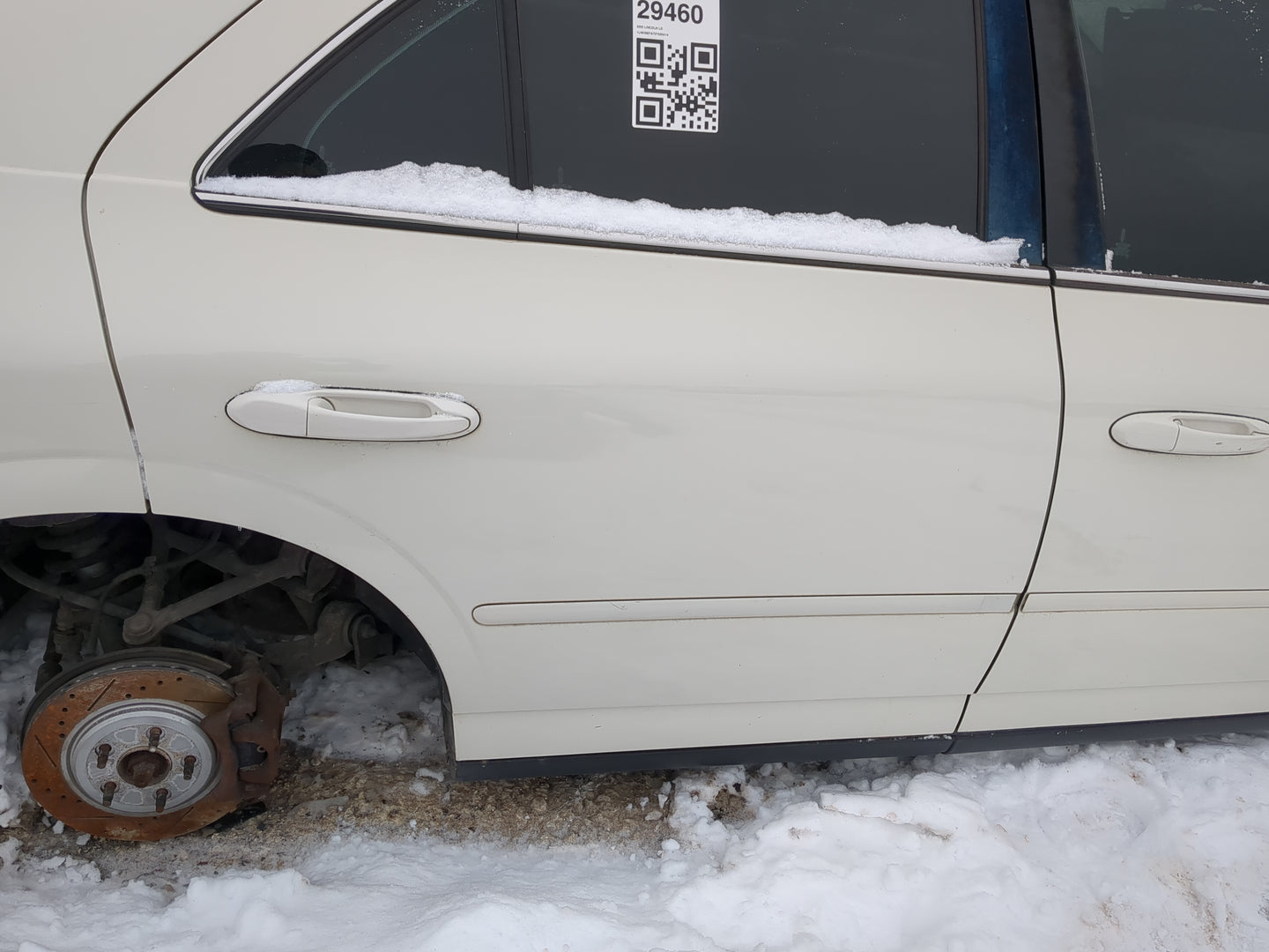 2002 Lincoln Ls Passenger Rear Door Oem - Oemusedautoparts1.com
