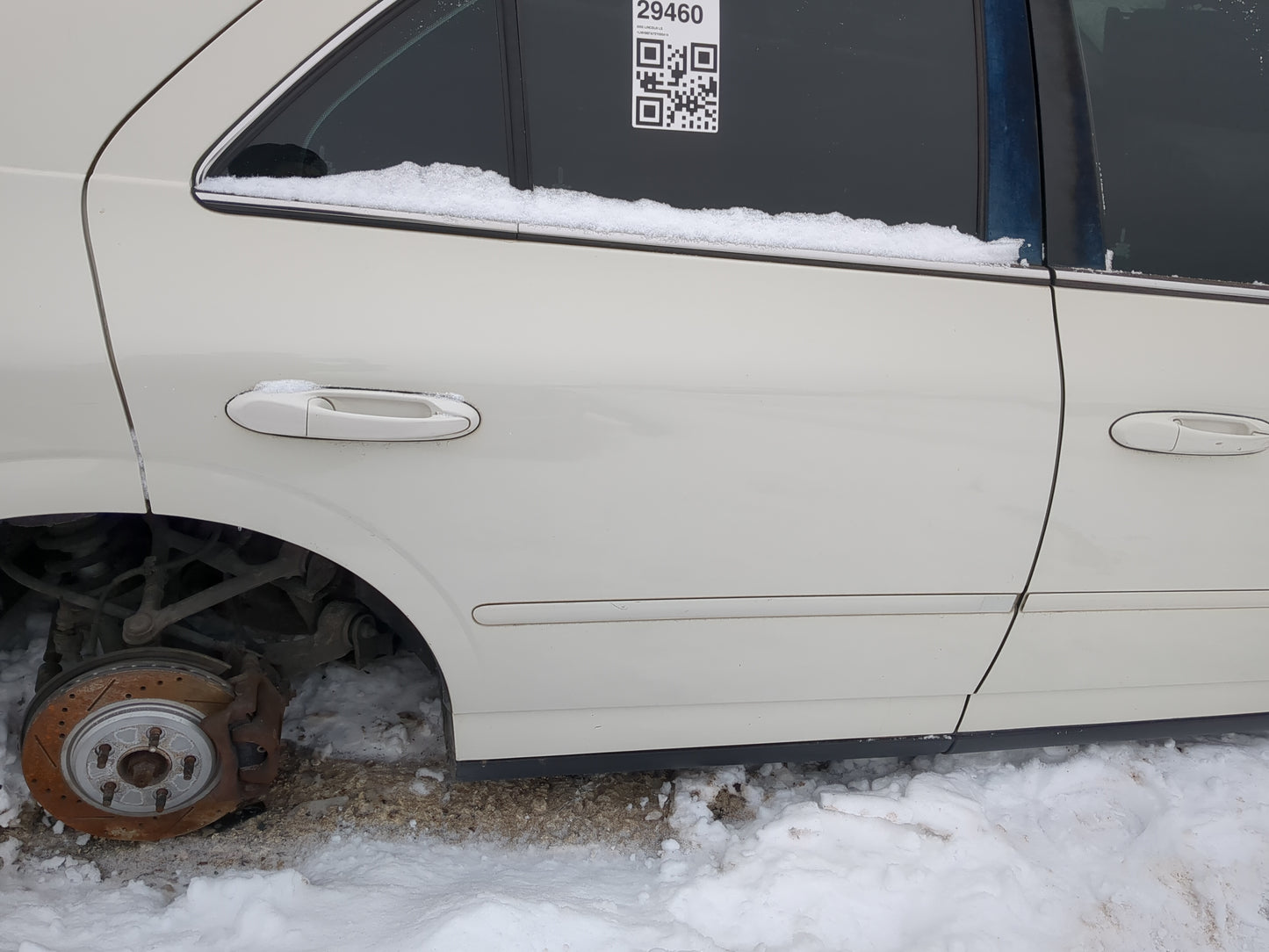 2002 Lincoln Ls Passenger Rear Door Oem - Oemusedautoparts1.com