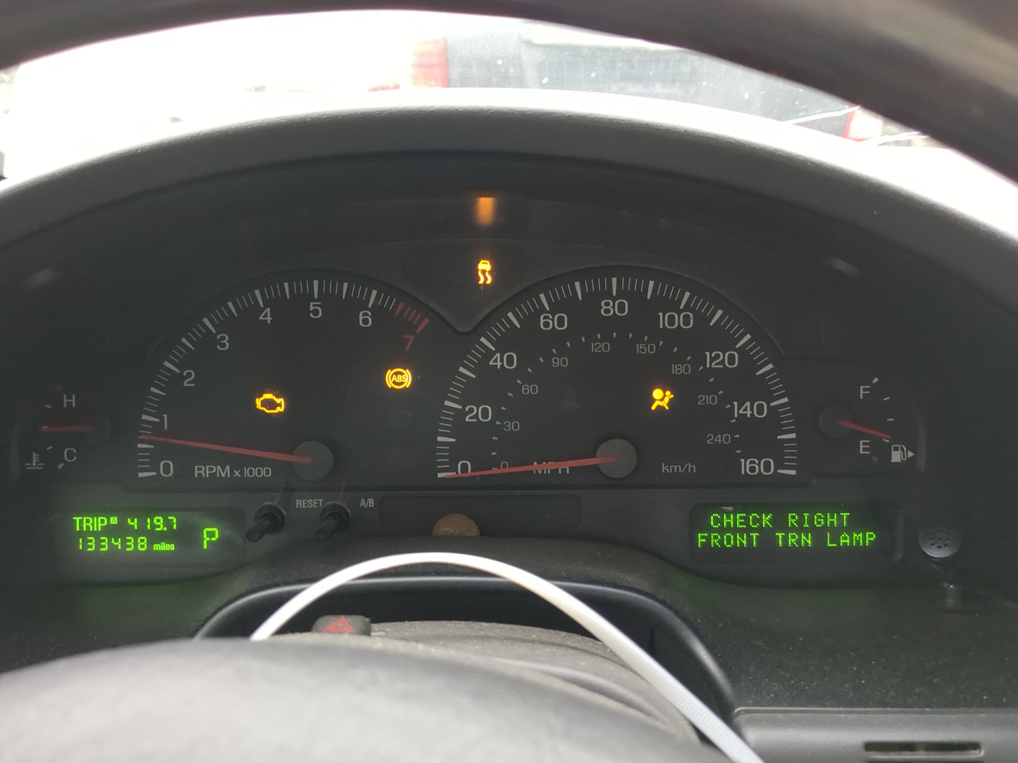 2002 Lincoln Ls Instrument Cluster Speedometer Gauges Miles:133K Fits OEM Used Auto Parts - Oemusedautoparts1.com