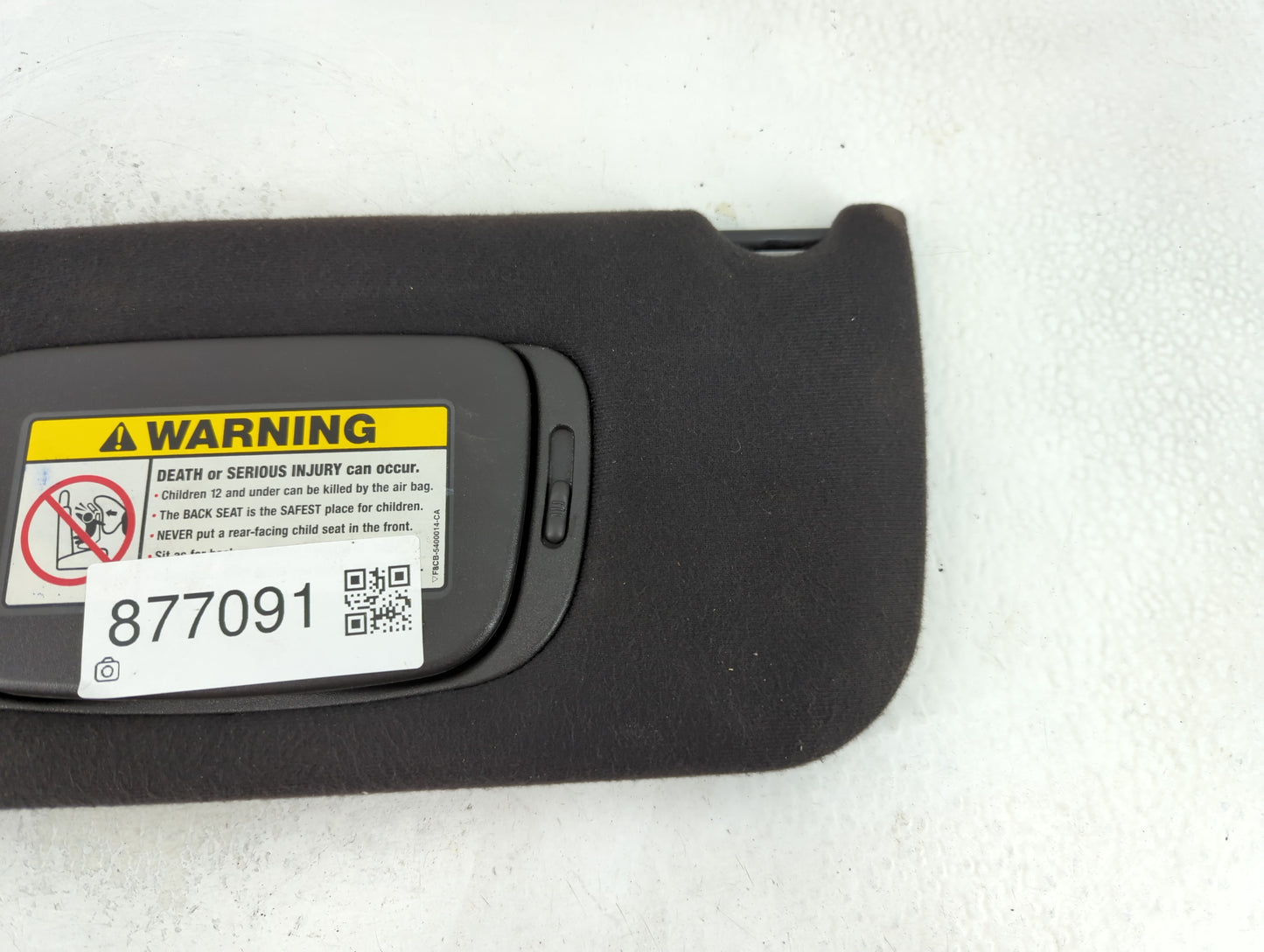 2002 Lincoln Ls Sun Visor Shade Replacement Driver Left Mirror Fits OEM Used Auto Parts - Oemusedautoparts1.com