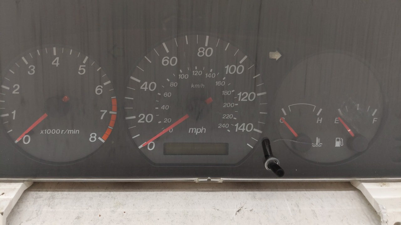 2001-2002 Mazda 626 Instrument Cluster Speedometer Gauges Fits Fits 2001 2002 OEM Used Auto Parts - Oemusedautoparts1.com