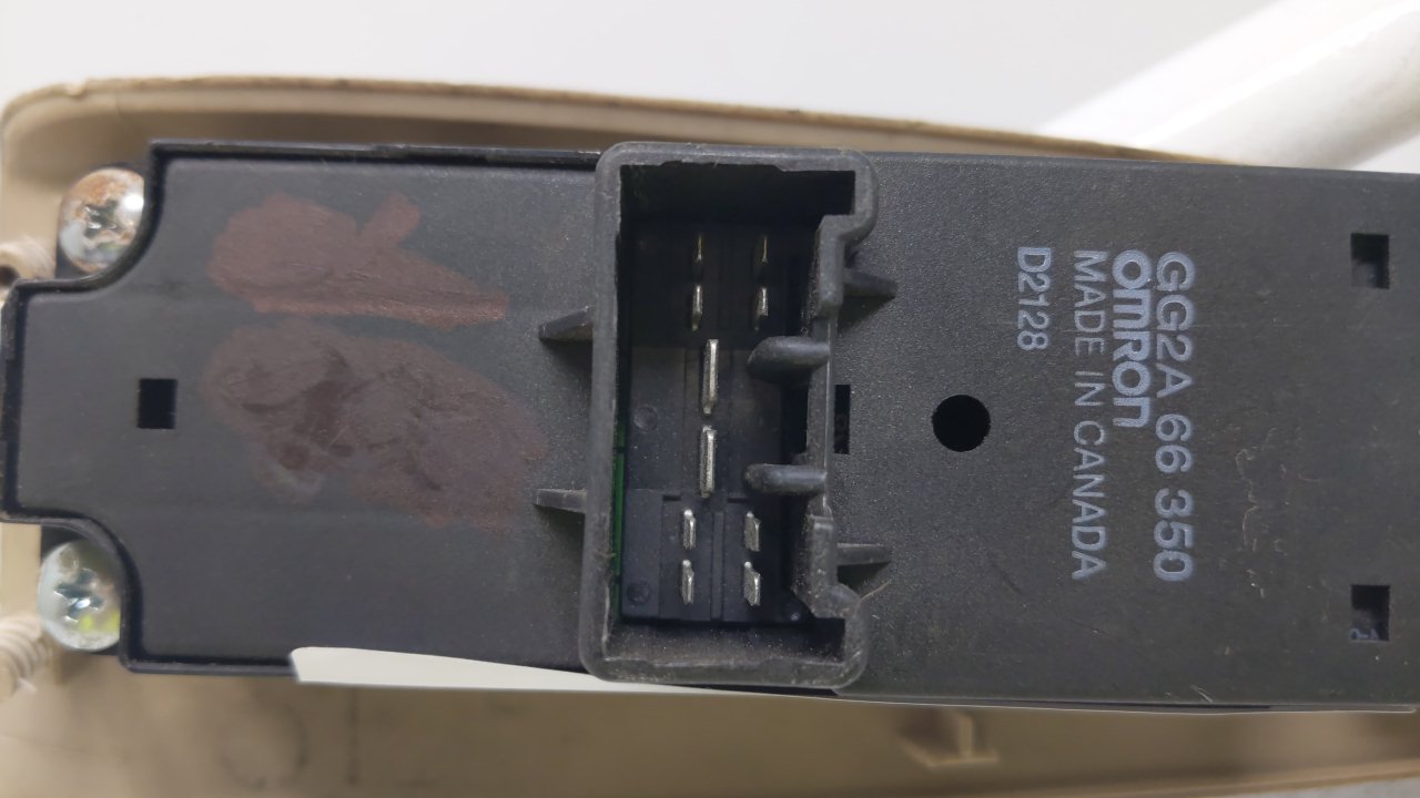 2000-2002 Mazda 626 Master Power Window Switch Replacement Driver Side Left Fits Fits 2000 2001 2002 OEM Used Auto Parts - O