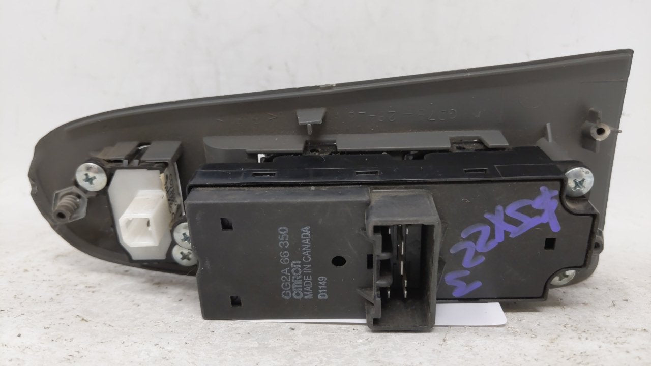 2002 Mazda 626 Master Power Window Switch Replacement Driver Side Left P/N:GG28 66 350 Fits OEM Used Auto Parts - Oemusedaut