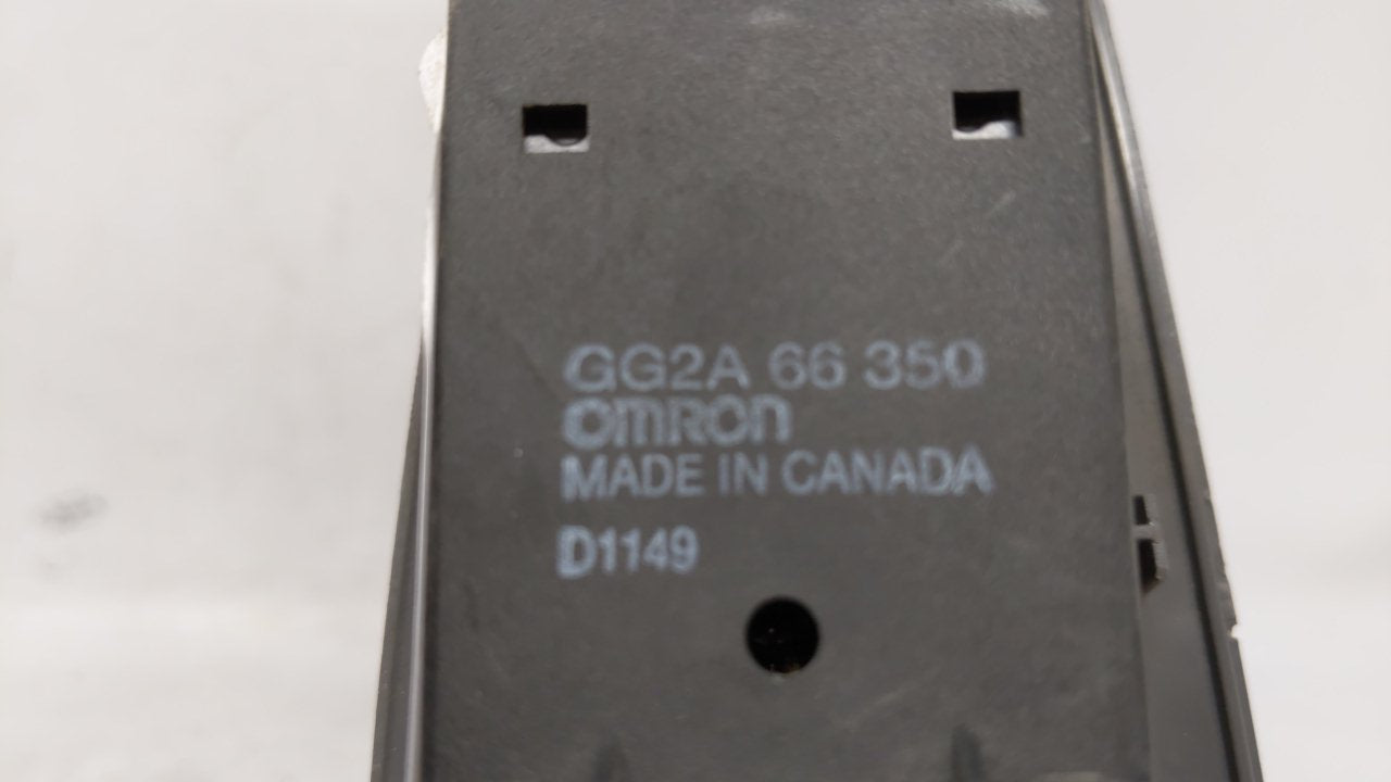 2002 Mazda 626 Master Power Window Switch Replacement Driver Side Left P/N:GG28 66 350 Fits OEM Used Auto Parts - Oemusedaut