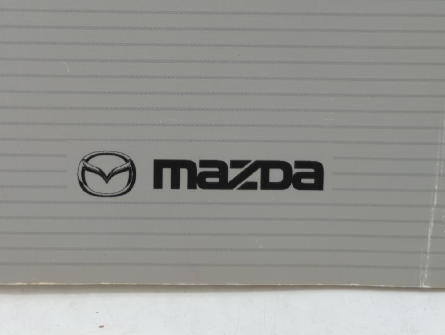 2002 Mazda Protege Owners Manual Book Guide OEM Used Auto Parts - Oemusedautoparts1.com