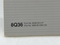 2002 Mazda Protege Owners Manual Book Guide OEM Used Auto Parts - Oemusedautoparts1.com