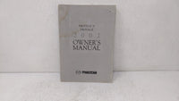 2002 Mazda Protege5 Owners Manual Book Guide OEM Used Auto Parts - Oemusedautoparts1.com