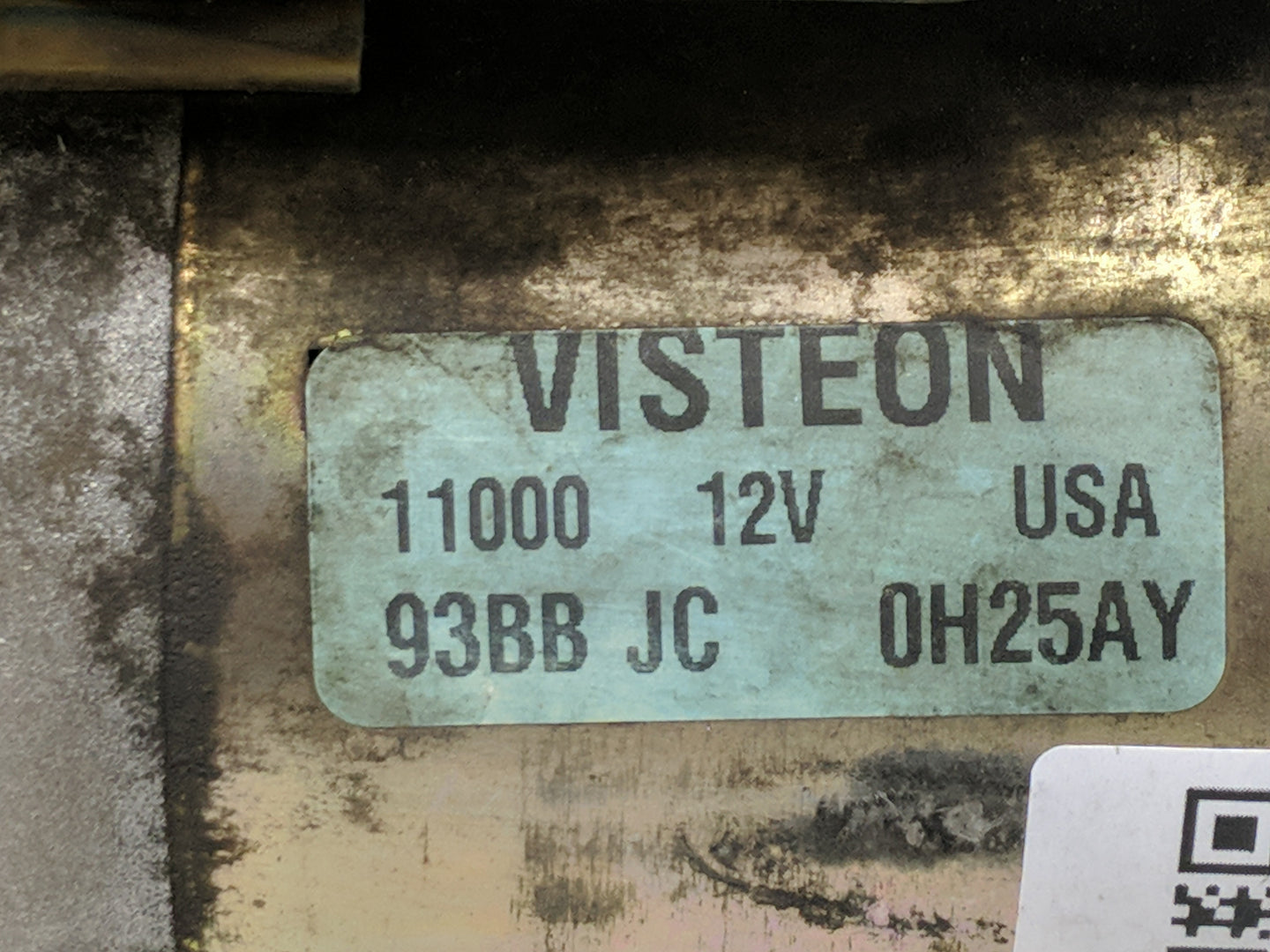 2001-2004 Mazda Tribute Car Starter Motor Solenoid OEM P/N:93BB KD 1B02B Fits OEM Used Auto Parts - Oemusedautoparts1.com