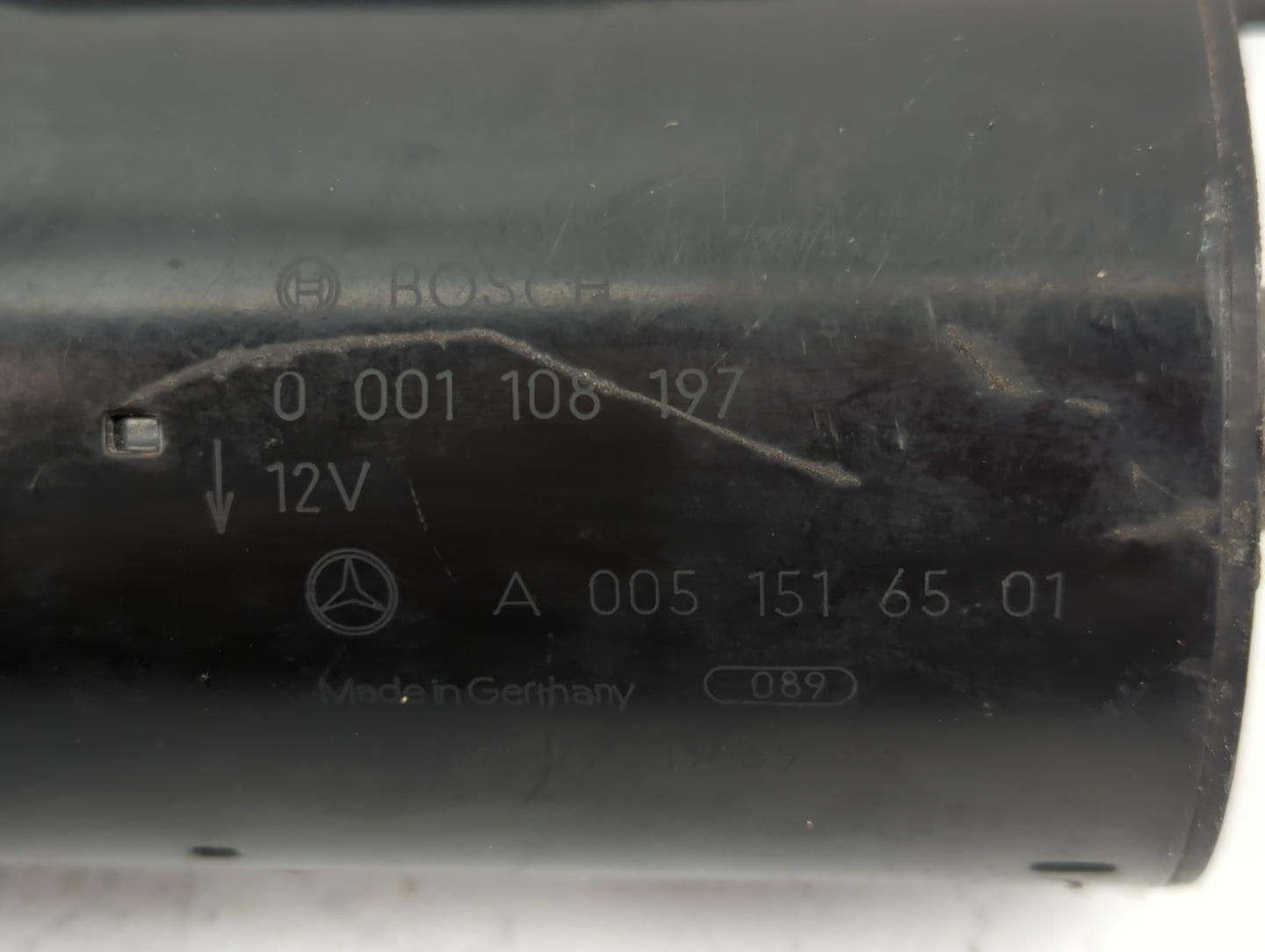 2001-2005 Mercedes-Benz C240 Car Starter Motor Solenoid OEM P/N:0 001 108 197 Fits OEM Used Auto Parts - Oemusedautoparts1.c