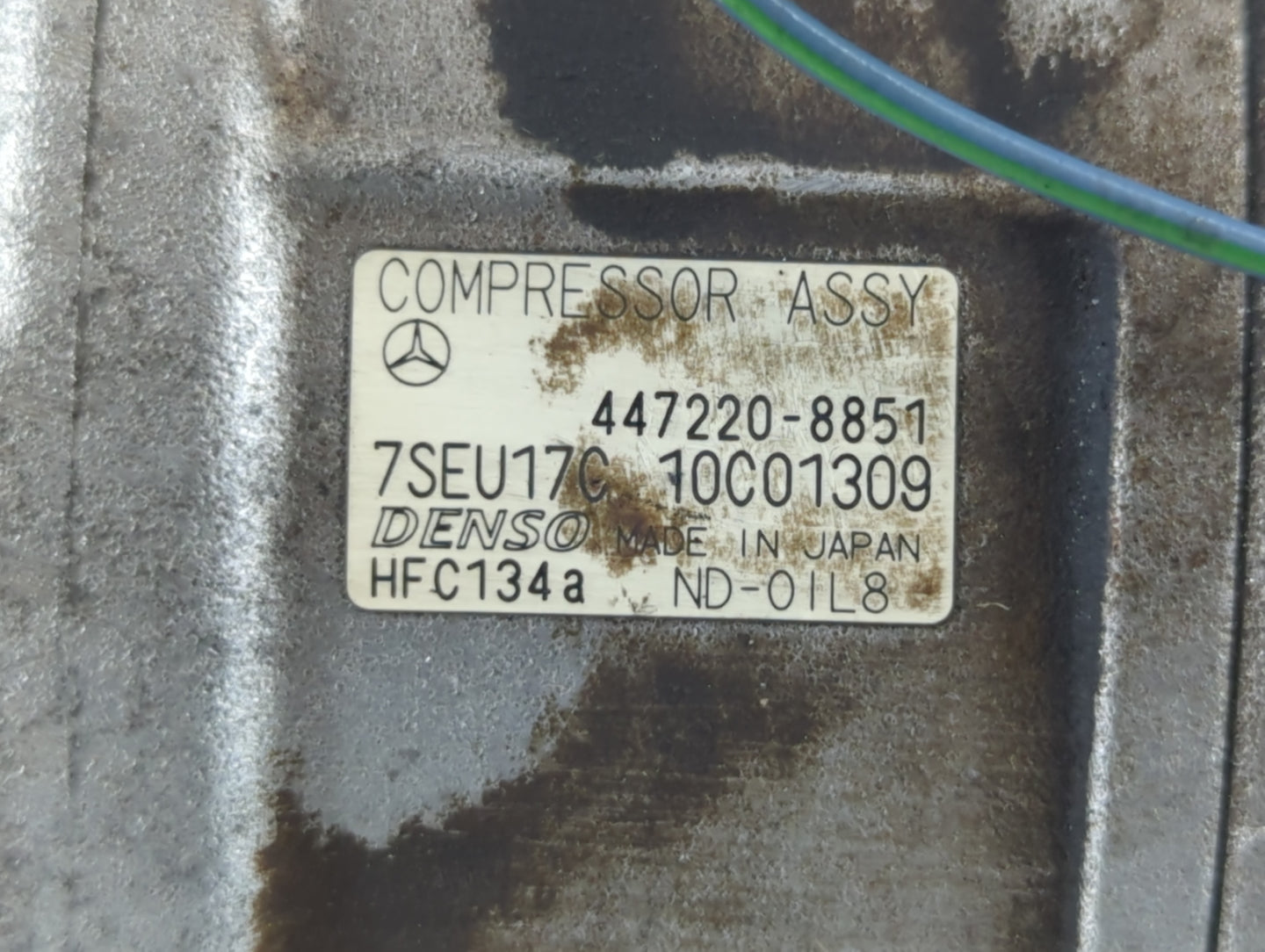 2002-2003 Mercedes-benz Cl500 Air Conditioning A/c Ac Compressor Oem - Oemusedautoparts1.com