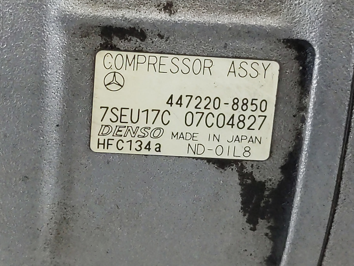 2000-2002 Mercedes-benz S430 Air Conditioning A/c Ac Compressor Oem - Oemusedautoparts1.com