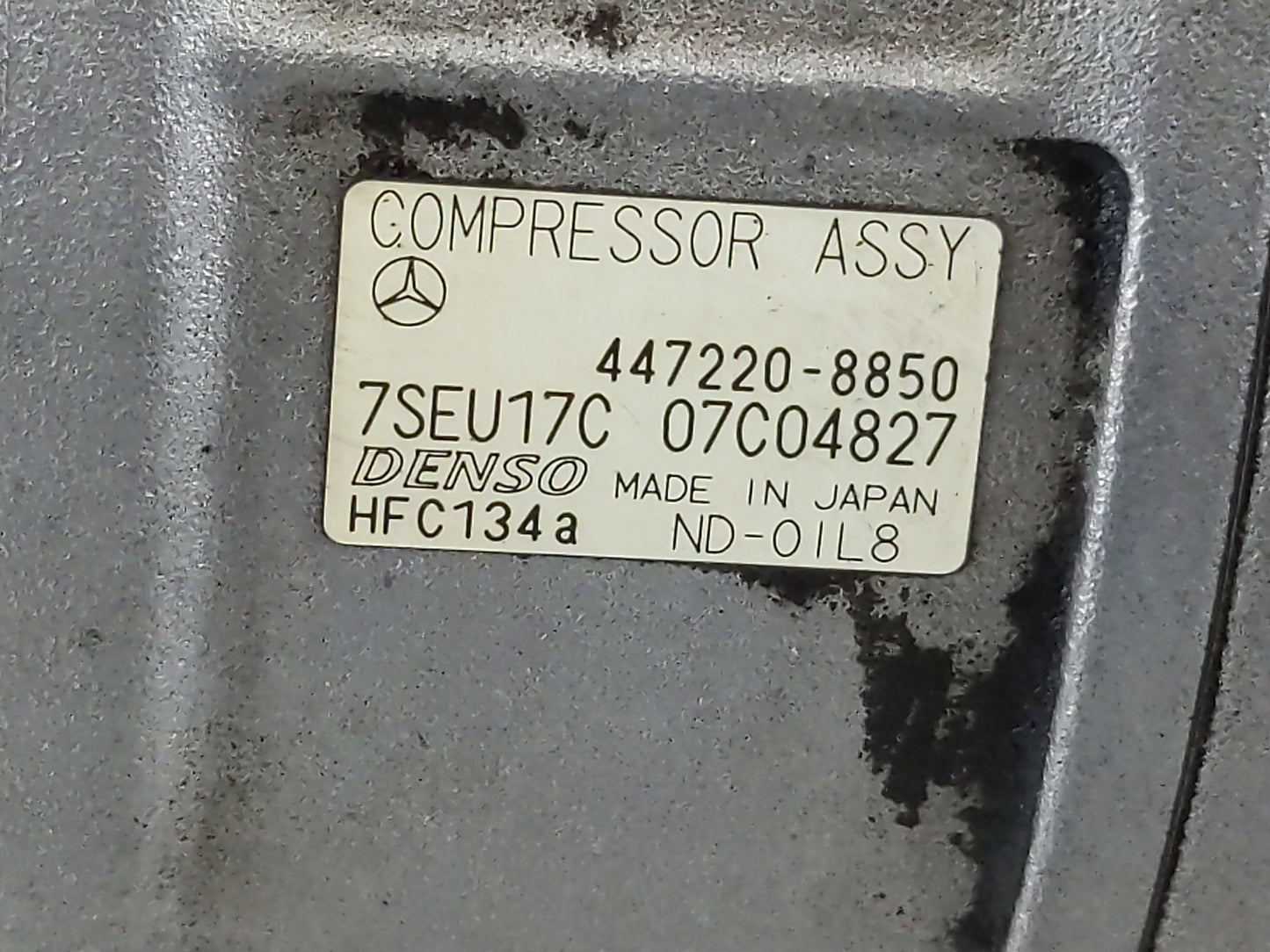 2000-2002 Mercedes-benz S430 Air Conditioning A/c Ac Compressor Oem - Oemusedautoparts1.com