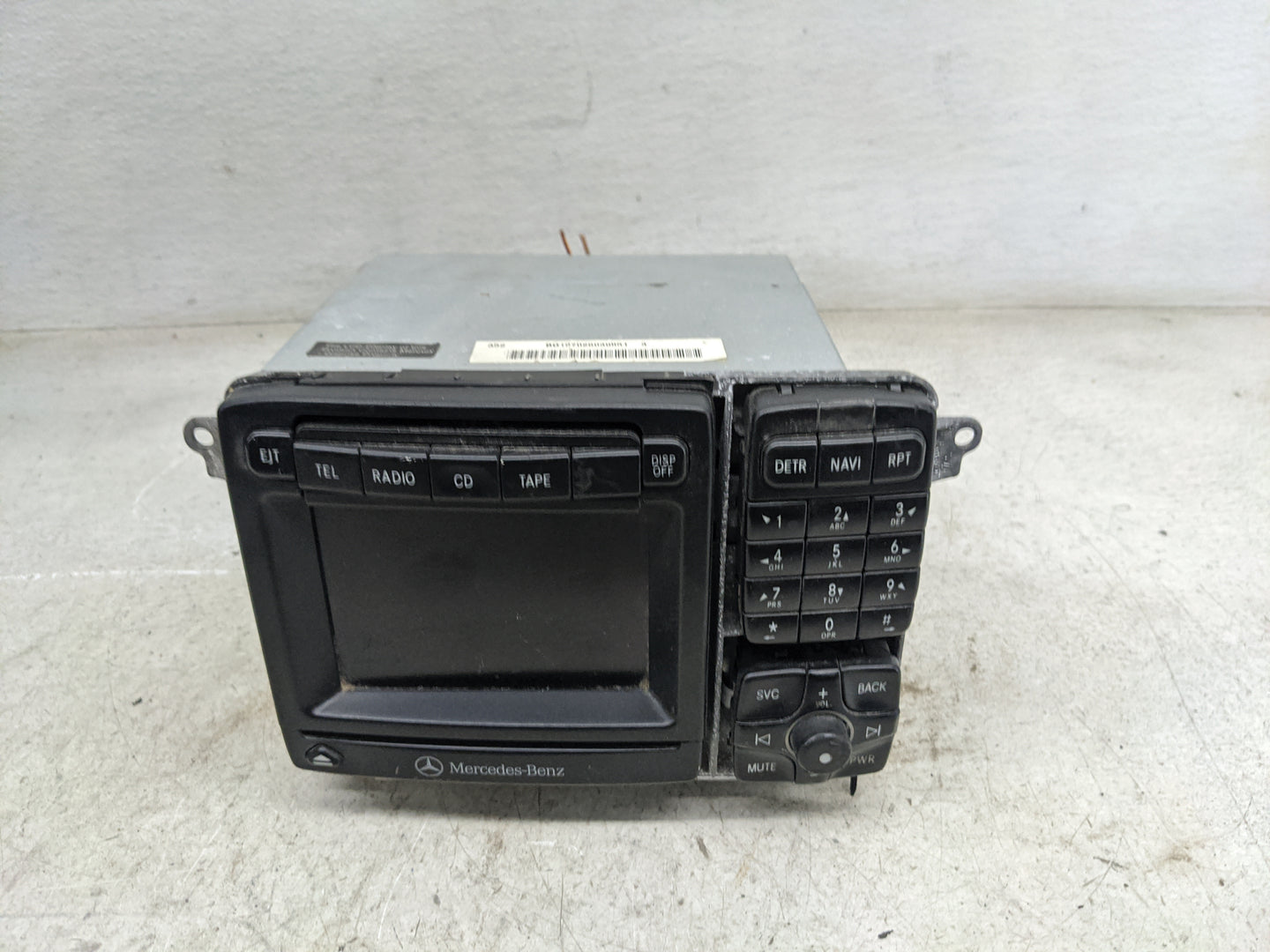 2002 Mercedes-Benz S500 Radio AM FM Cd Player Receiver Replacement P/N:A2208205097 B0157026039851 Fits OEM Used Auto Parts -