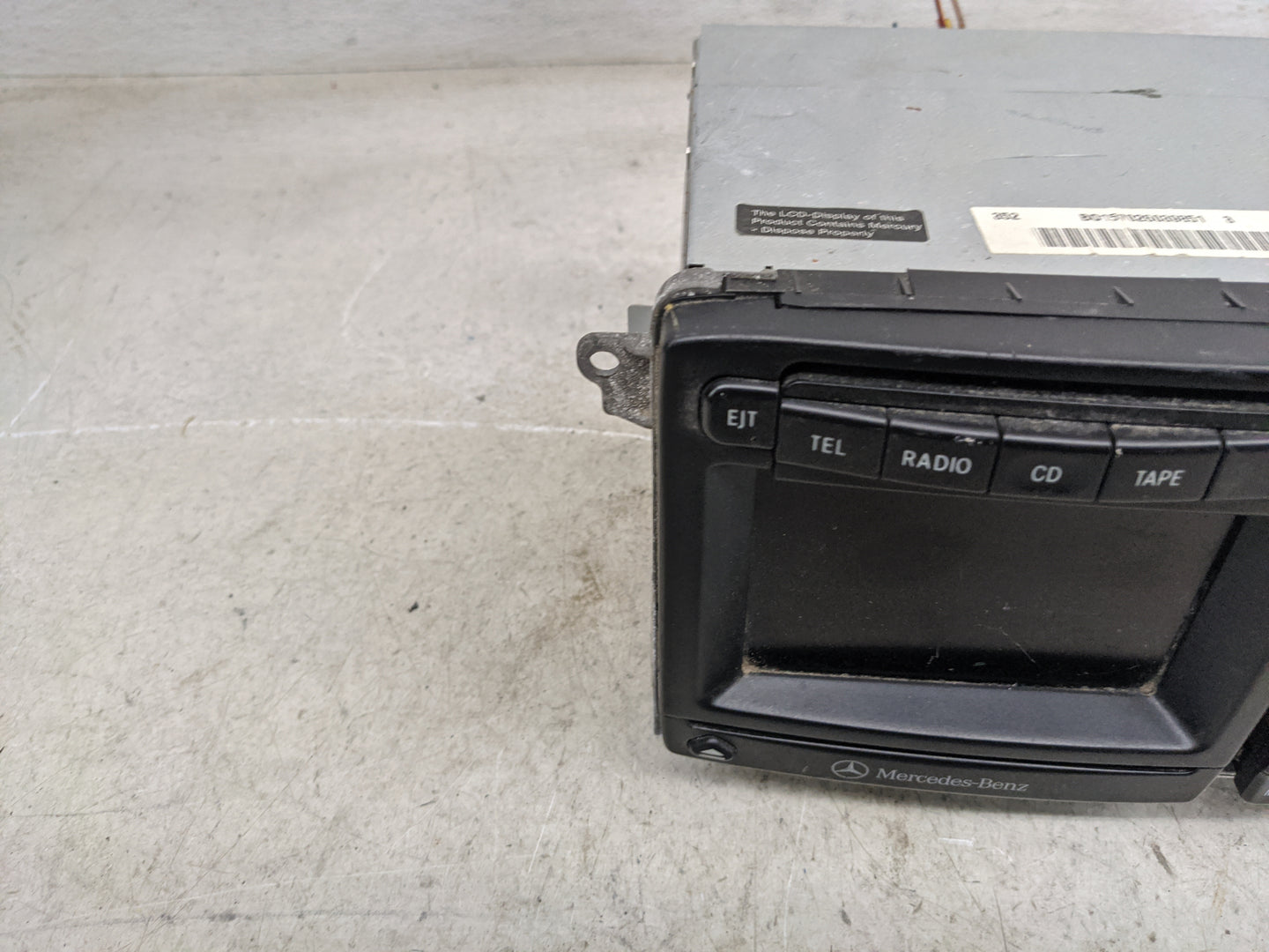 2002 Mercedes-Benz S500 Radio AM FM Cd Player Receiver Replacement P/N:A2208205097 B0157026039851 Fits OEM Used Auto Parts -