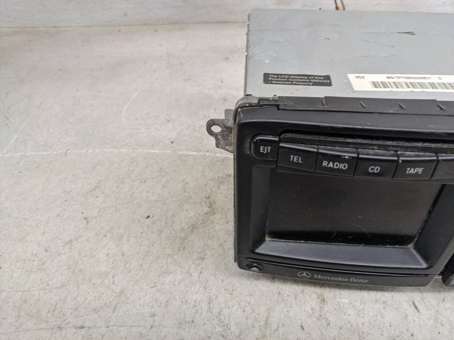 2002 Mercedes-Benz S500 Radio AM FM Cd Player Receiver Replacement P/N:A2208205097 B0157026039851 Fits OEM Used Auto Parts -