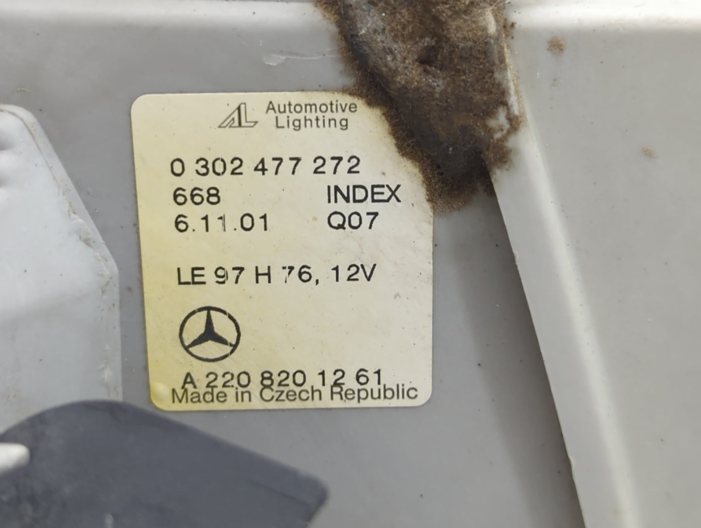 Mercedes-benz S600 Passenger Right Oem Head Light Headlight Lamp - Oemusedautoparts1.com