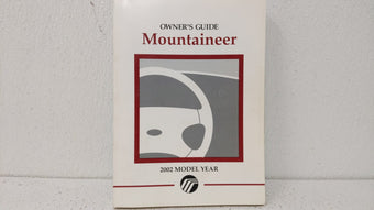 compare product 2002 Mercury Mountaineer Owners Manual Book Guide OEM Used Auto Parts