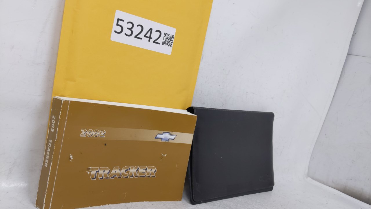2002 Mercury Tracer Owners Manual Book Guide OEM Used Auto Parts - Oemusedautoparts1.com