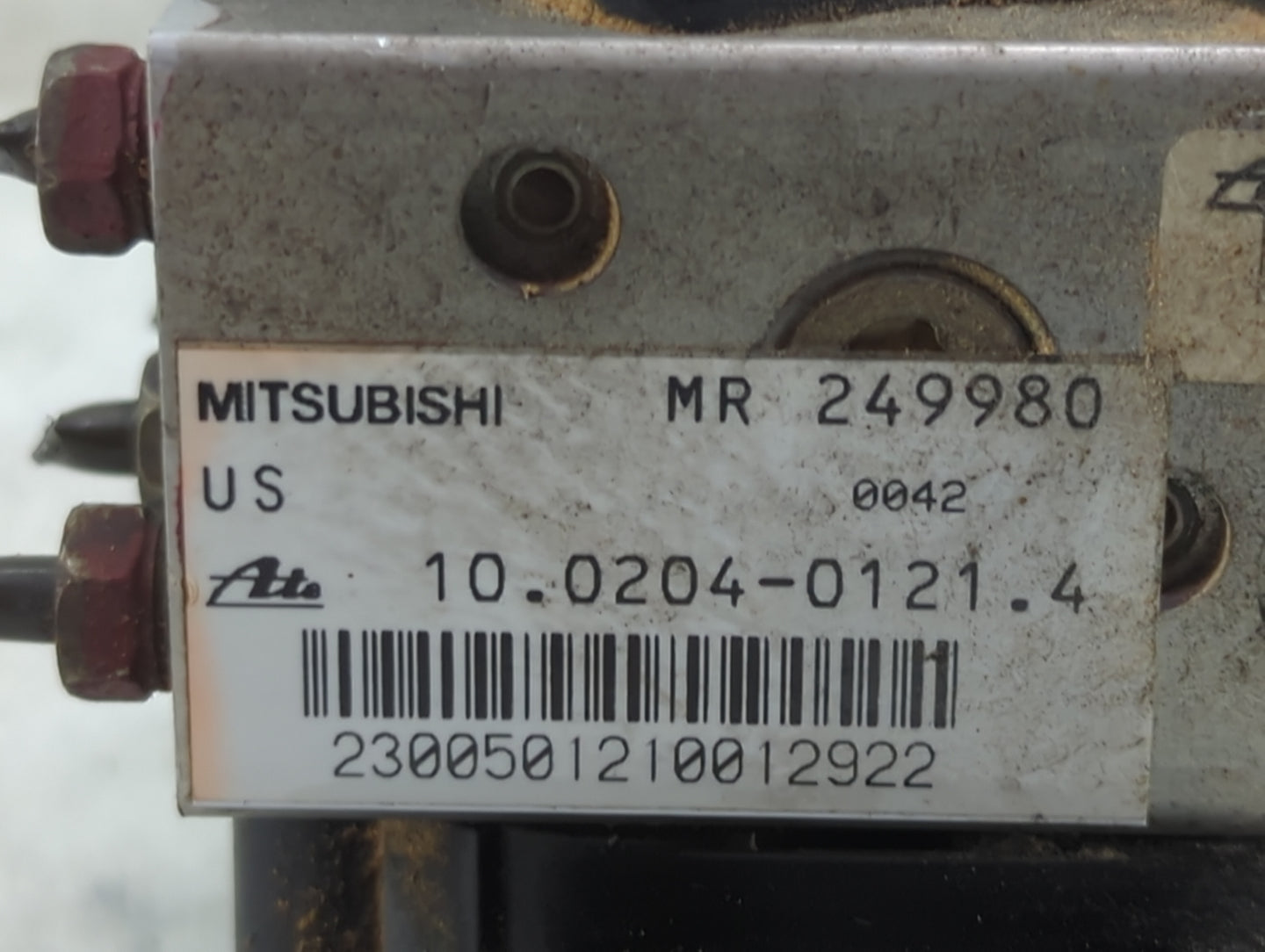 1999-2003 Mitsubishi Galant ABS Pump Control Module Replacement P/N:249980 Fits Fits 1999 2000 2001 2002 2003 OEM Used Auto 