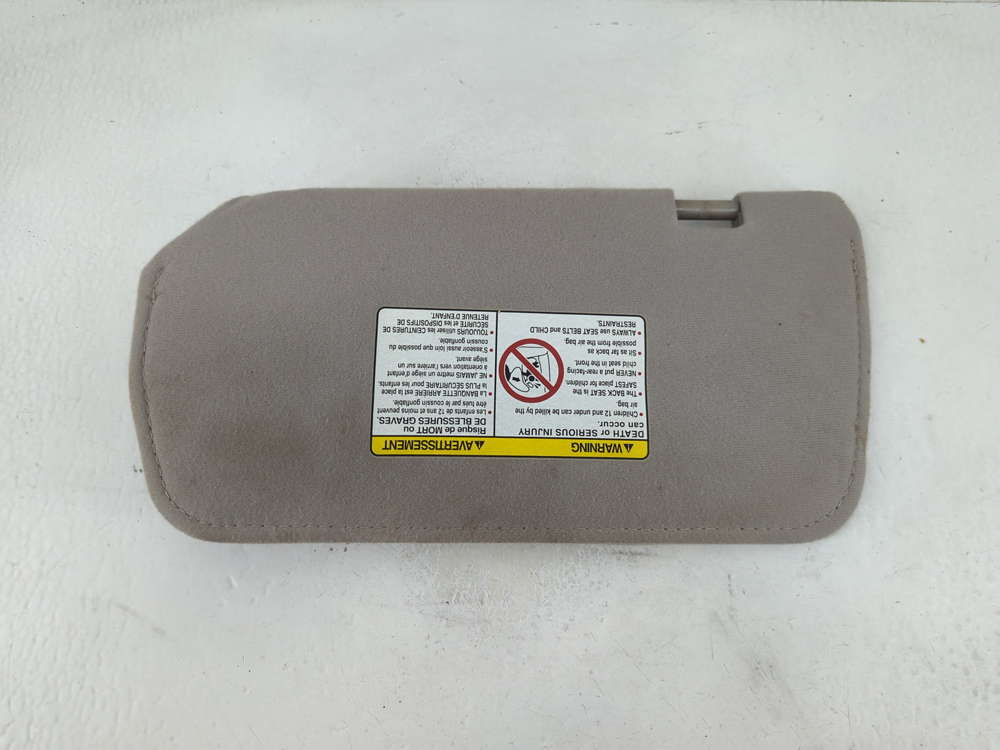 2002-2003 Nissan Altima Sun Visor Shade Replacement Passenger Right Mirror Fits Fits 2000 2001 2002 2003 OEM Used Auto Parts
