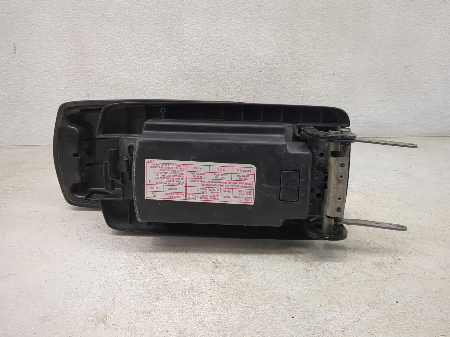 2002 Nissan Altima Center Console Armrest Cover Lid Fits OEM Used Auto Parts - Oemusedautoparts1.com