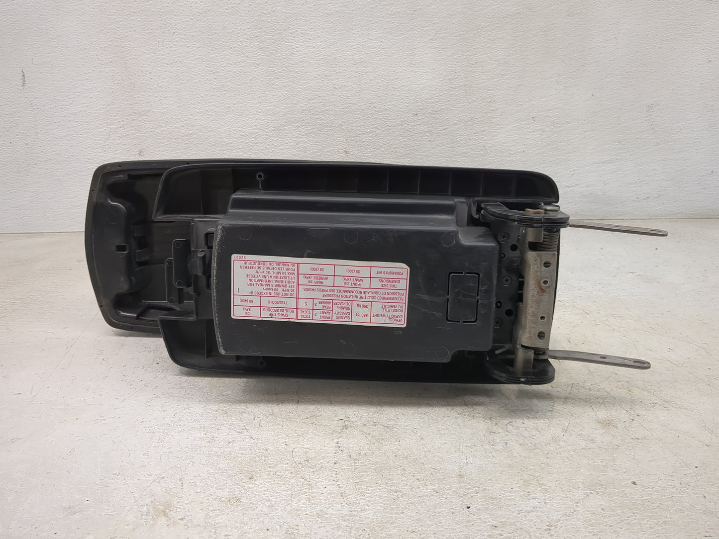 2002 Nissan Altima Center Console Armrest Cover Lid Fits OEM Used Auto Parts - Oemusedautoparts1.com