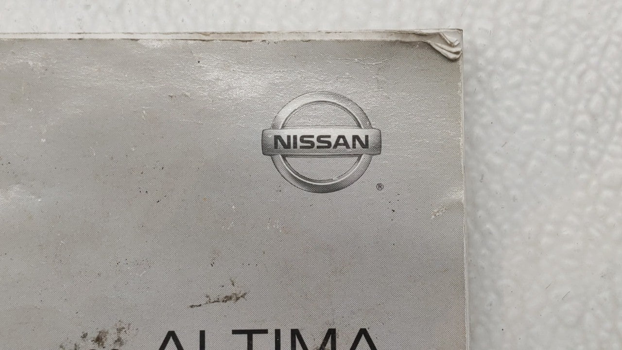 2002 Nissan Altima Owners Manual Book Guide OEM Used Auto Parts - Oemusedautoparts1.com