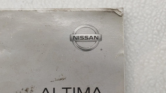 2002 Nissan Altima Owners Manual Book Guide OEM Used Auto Parts
