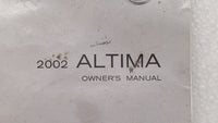 2002 Nissan Altima Owners Manual Book Guide OEM Used Auto Parts - Oemusedautoparts1.com
